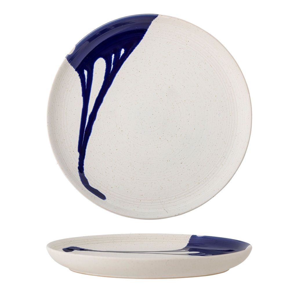 Assiettes au quotidien - Okayama Assiette, Blue, Grès - BLOOMINGVILLE MULTIBRAND HOUSE