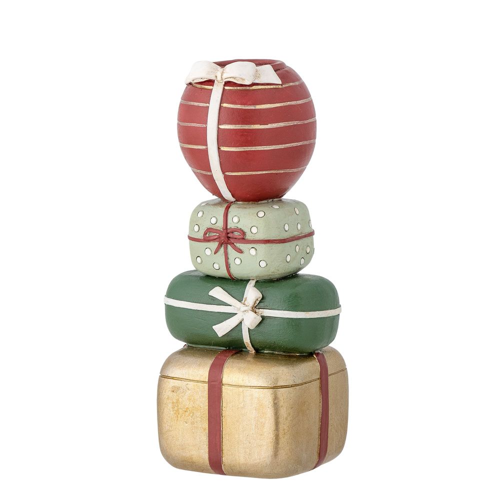 Candlesticks and candle holders - Wish Candle Holder, Red, Polyresin  - BLOOMINGVILLE MULTIBRAND HOUSE