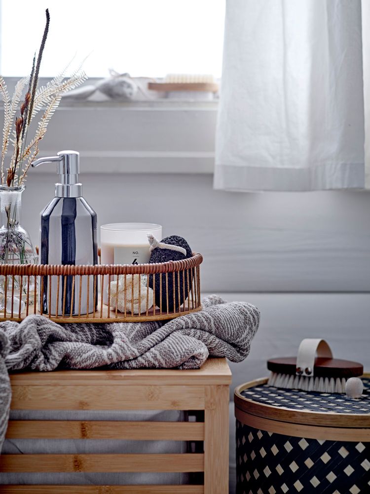 Plaids - Ghina Plaid, Nature, Coton recyclé - BLOOMINGVILLE MULTIBRAND HOUSE