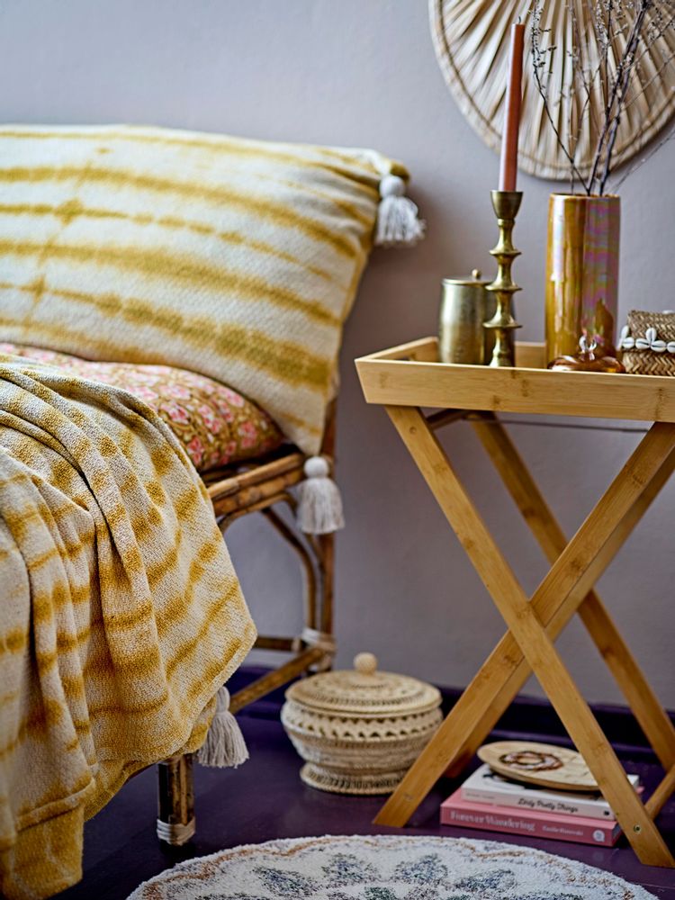Coussins - Decia Coussin, Jaune, Coton recyclé - BLOOMINGVILLE MULTIBRAND HOUSE