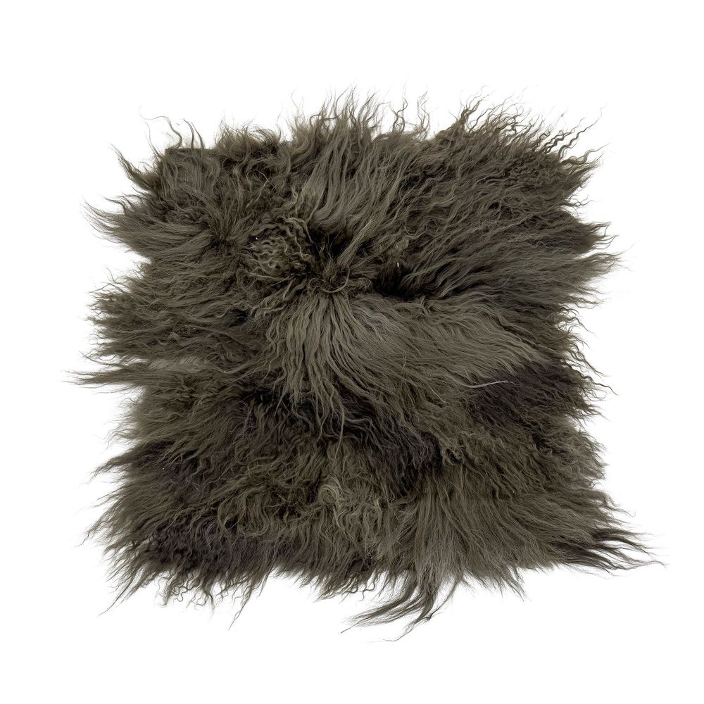 Tissus - Hilma Galette de siège, Verte, Lambskin Tibetian  - BLOOMINGVILLE MULTIBRAND HOUSE