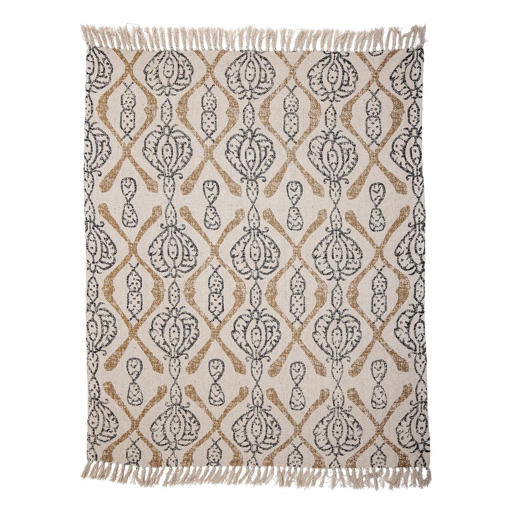 Plaids - Freddy Plaid, Nature, Coton recyclé - BLOOMINGVILLE MULTIBRAND HOUSE