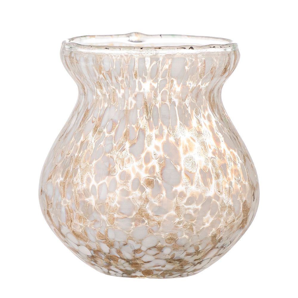 Vases - Jazmine Vase, Gold, Recycled Glass - BLOOMINGVILLE MULTIBRAND HOUSE