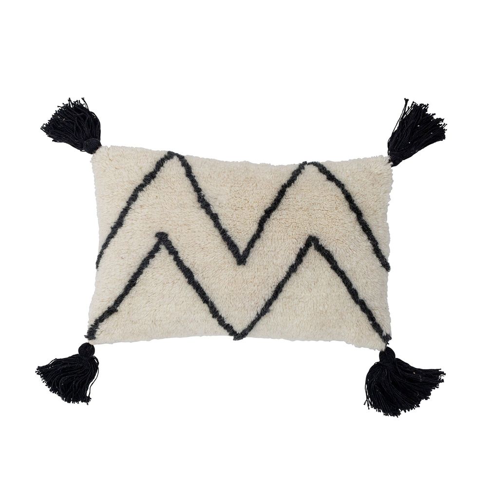 Cushions - Ayn Cushion, Nature, Cotton  - BLOOMINGVILLE MULTIBRAND HOUSE