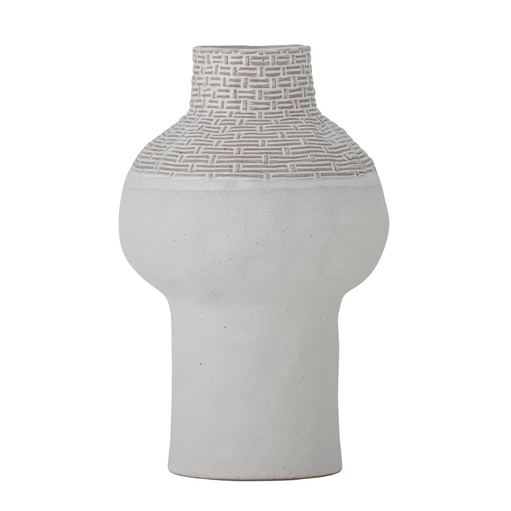 Vases - Iyore Vase, Blanc, Grès - BLOOMINGVILLE MULTIBRAND HOUSE