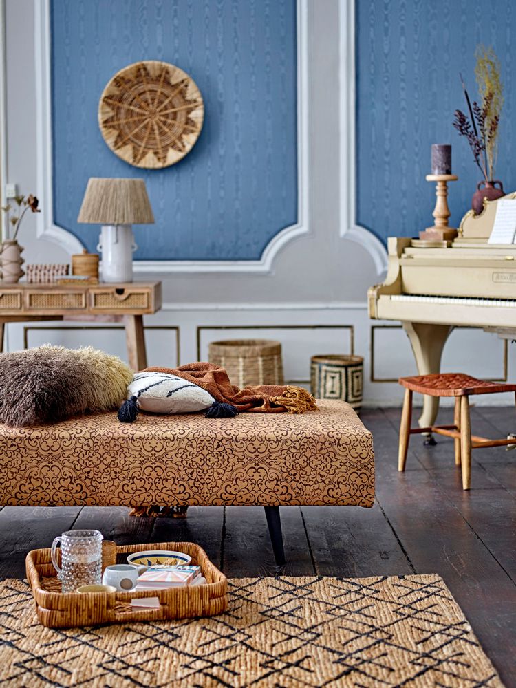 Coussins - Pansy Coussin, Marron, Lambskin Tibetian - BLOOMINGVILLE MULTIBRAND HOUSE