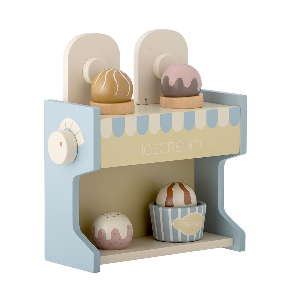 Jouets enfants - Vallie Stand de glaces , Blue, FSC®100%, Lotus Set of 8 - BLOOMINGVILLE MINI