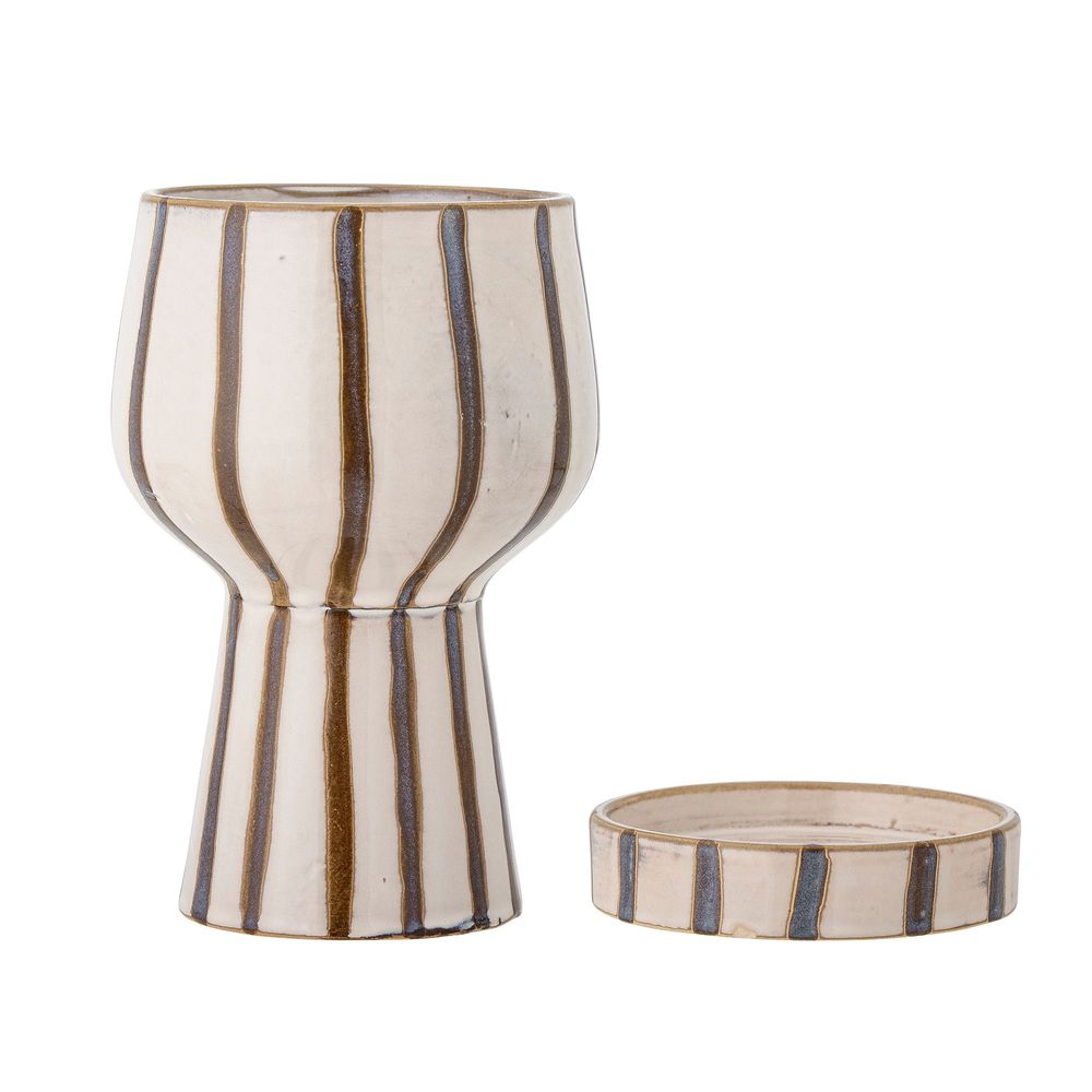 Flower pots - Agna Flowerpot, Brown, Stoneware - BLOOMINGVILLE MULTIBRAND HOUSE