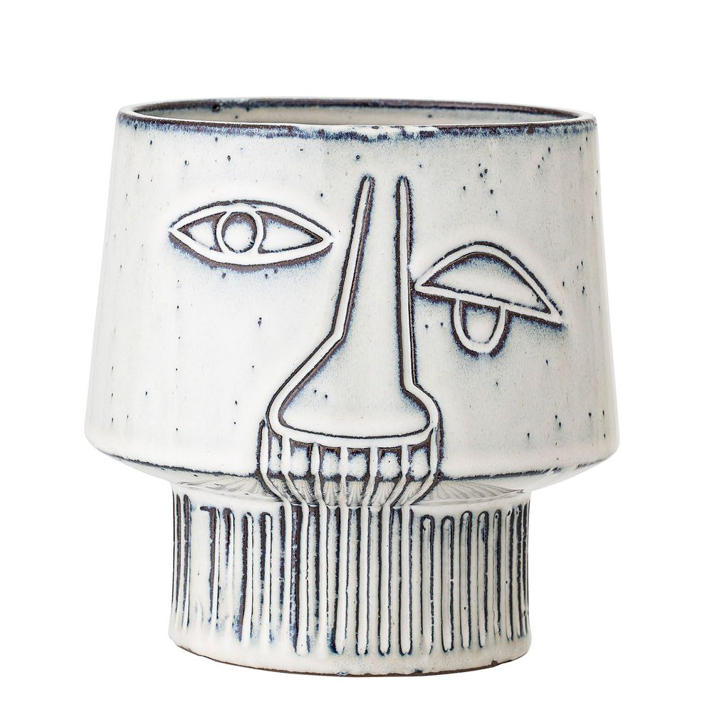 Pots de fleurs - Sacad Pot de fleurs, Blanc, Grès  - BLOOMINGVILLE MULTIBRAND HOUSE