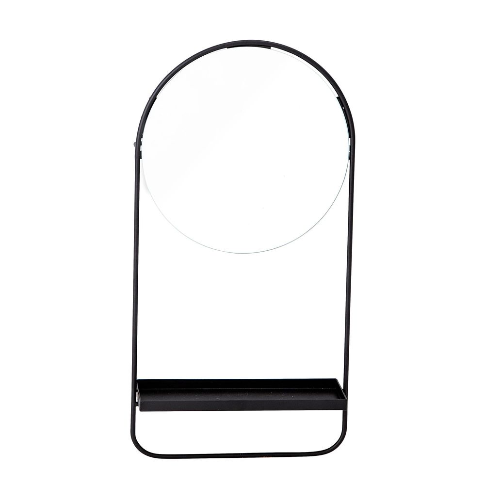Mirrors - Niemi Wall Mirror, Black, Glass - BLOOMINGVILLE MULTIBRAND HOUSE