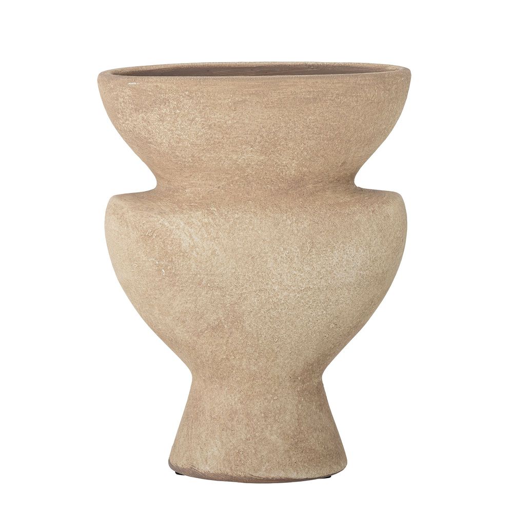 Vases - Cristel Deco Vase, Nature, Terracotta  - BLOOMINGVILLE MULTIBRAND HOUSE
