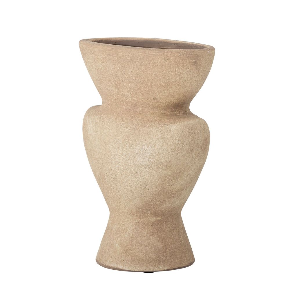 Vases - Cristel Deco Vase, Nature, Terracotta  - BLOOMINGVILLE MULTIBRAND HOUSE