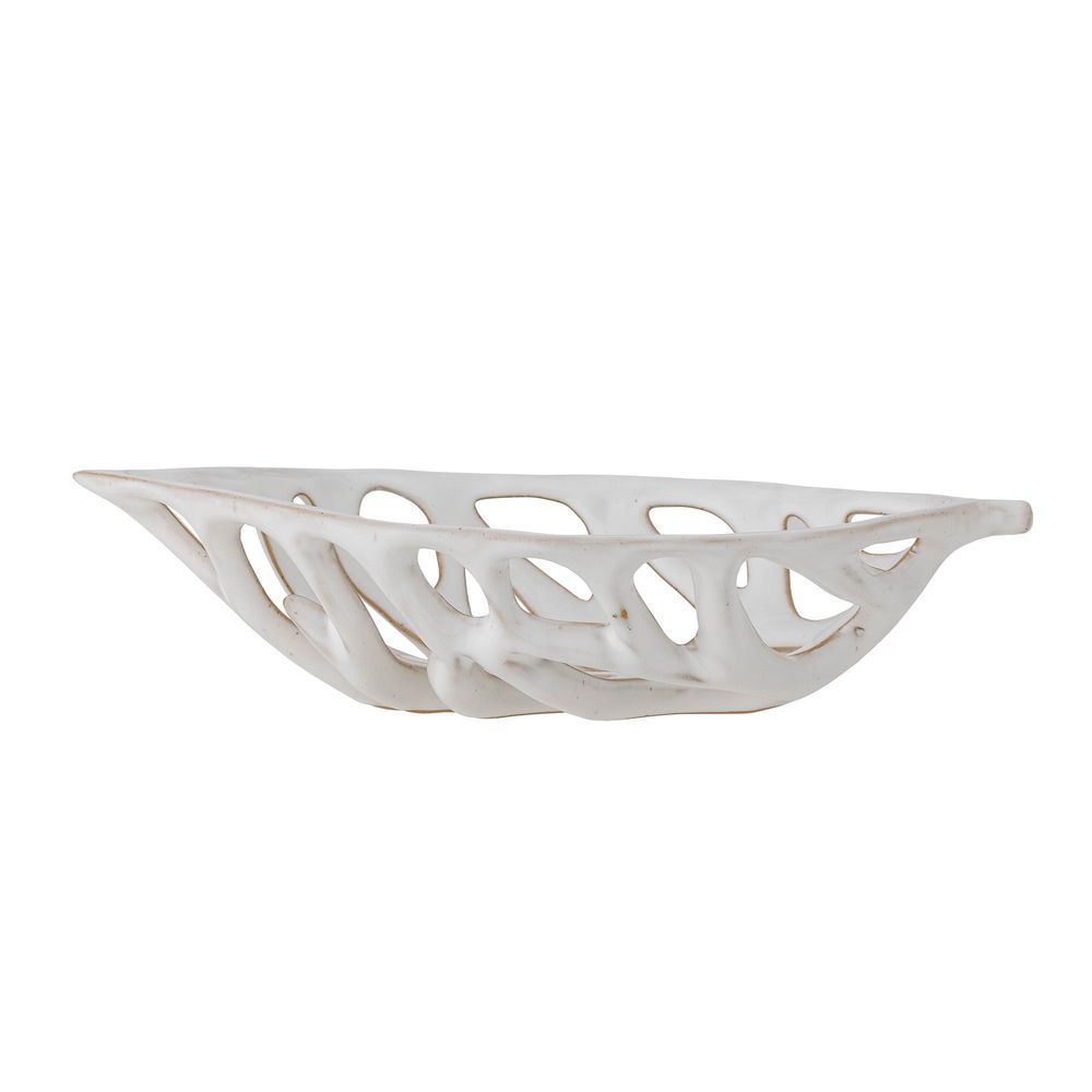 Bols - Foligno Bol déco, Blanc, Grès - BLOOMINGVILLE MULTIBRAND HOUSE