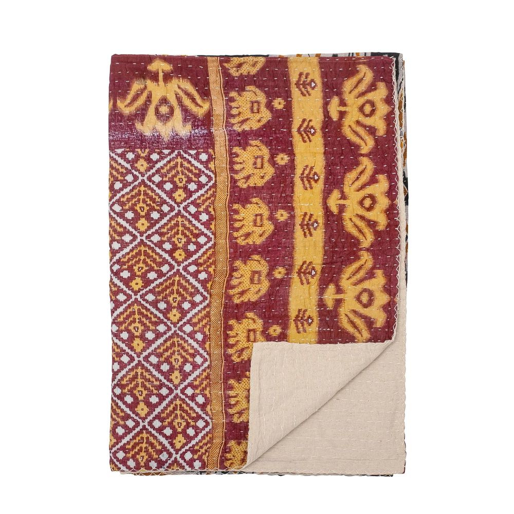 Plaids - Eon Quilt, Rouge, Coton - CREATIVE COLLECTION