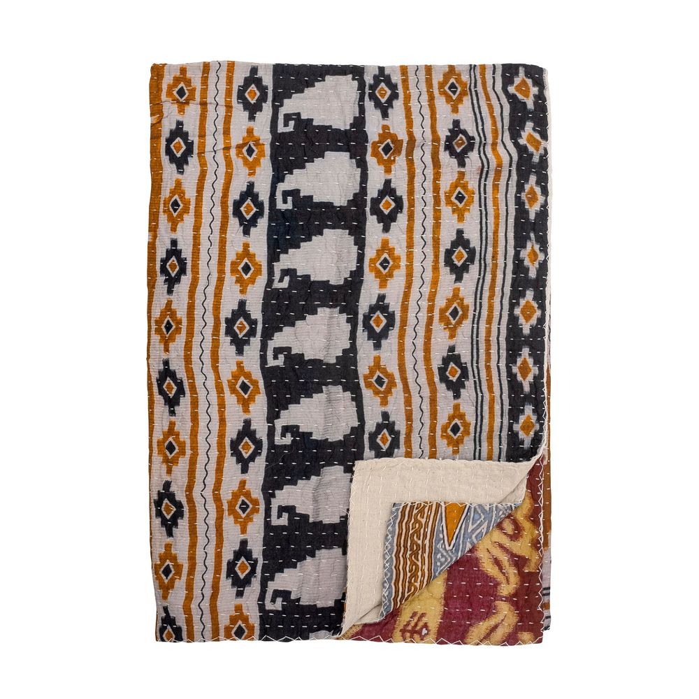 Plaids - Eon Quilt, Rouge, Coton - CREATIVE COLLECTION