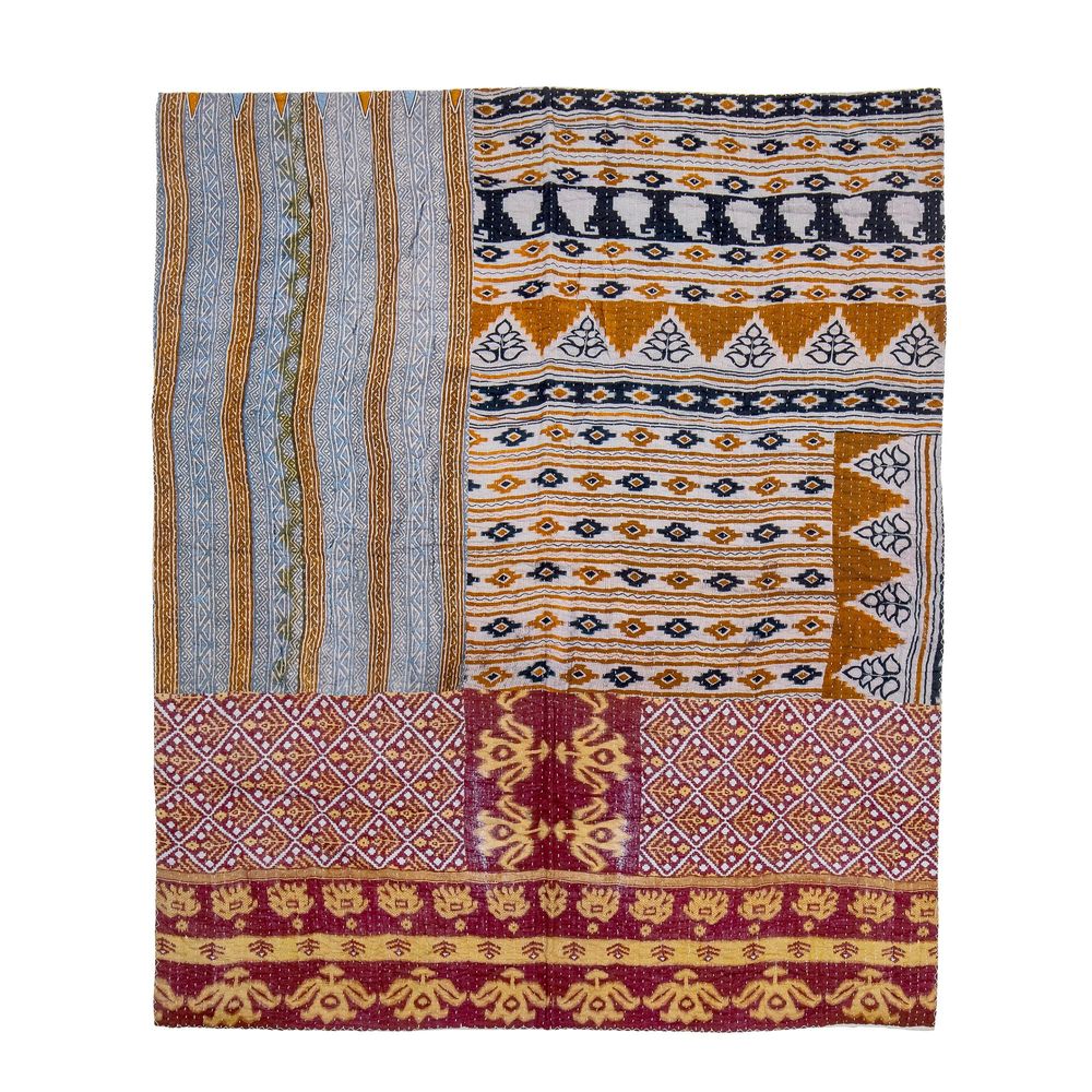 Plaids - Eon Quilt, Rouge, Coton - CREATIVE COLLECTION