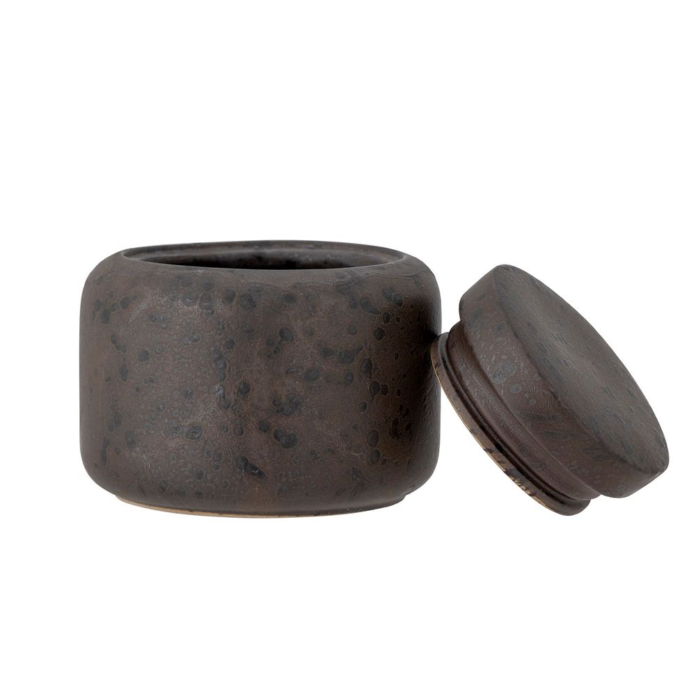 Food storage - Chau Jar w/Lid, Brown, Stoneware  - BLOOMINGVILLE MULTIBRAND HOUSE