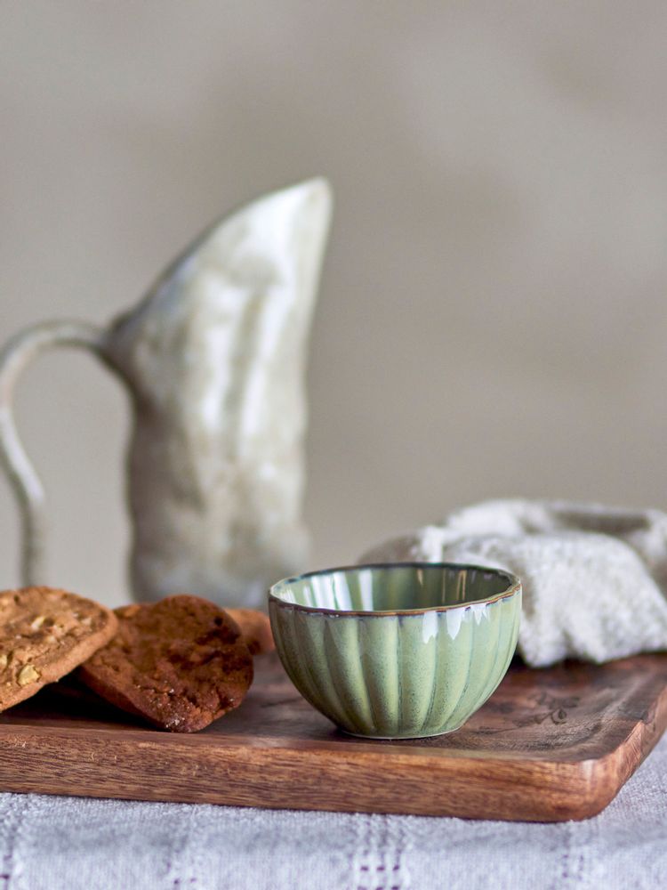 Bowls - Latina Bowl, Green, Stoneware - BLOOMINGVILLE MULTIBRAND HOUSE