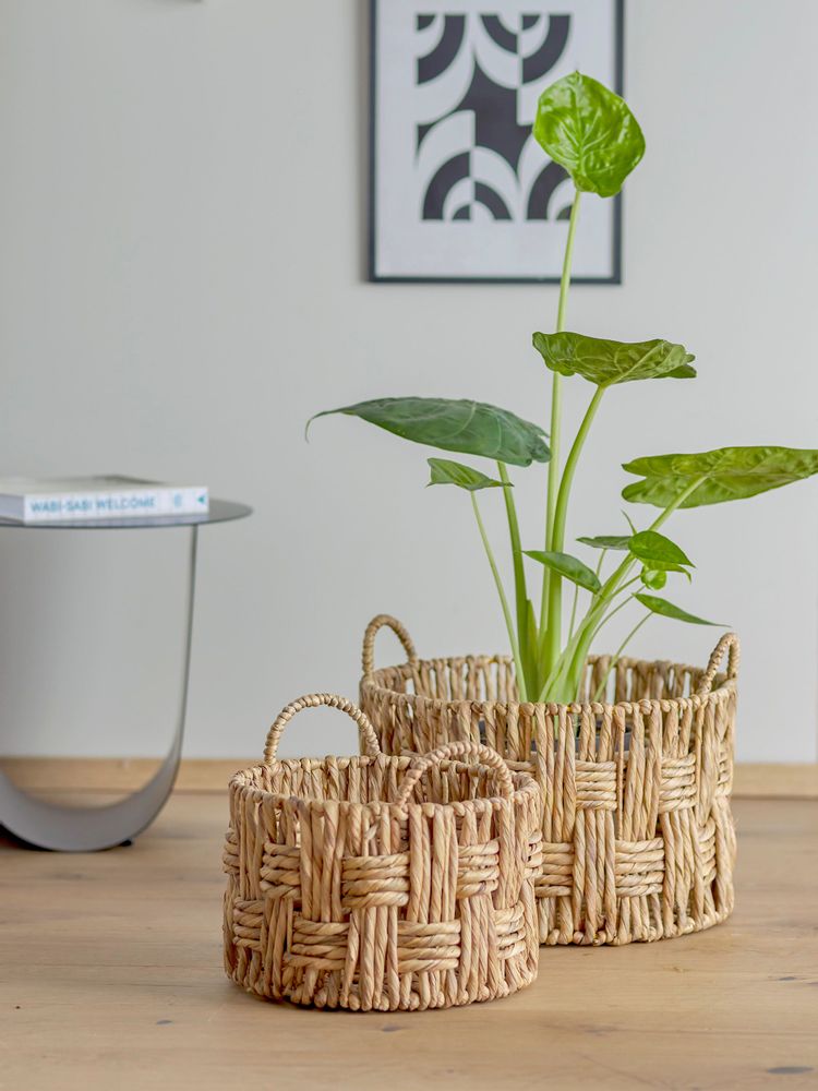 Paniers - Pepita Panier, Nature, Jacinthe d'eau Set of 2 - BLOOMINGVILLE