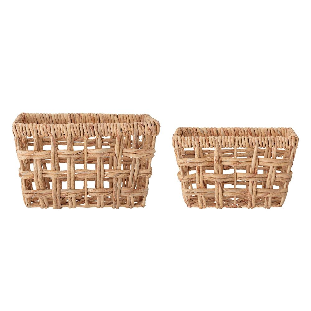 Paniers - Saime Panier, Nature, Jacinthe d'eau Set of 2 - BLOOMINGVILLE MULTIBRAND HOUSE