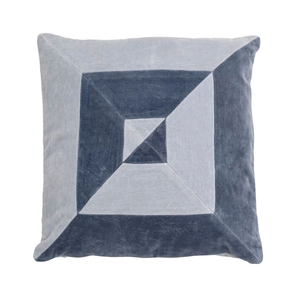 Cushions - Aban Cushion, Blue, Cotton - BLOOMINGVILLE MULTIBRAND HOUSE