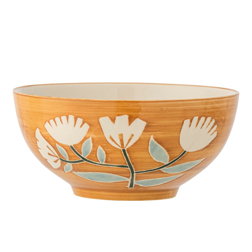Bowls - Tangier Bowl, Orange, Stoneware - CREATIVE COLLECTION