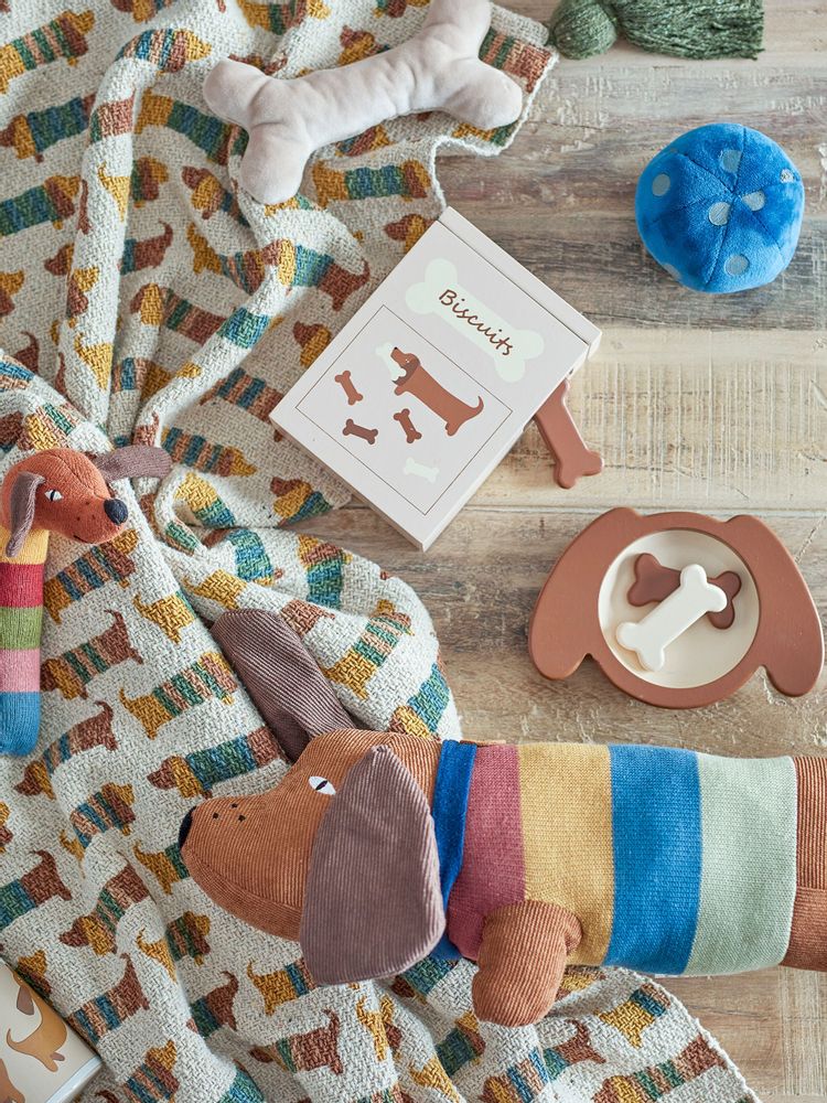 Accessoires pour puériculture - Charlie Hochet, Marron, Coton OEKO-TEX®  - BLOOMINGVILLE MINI