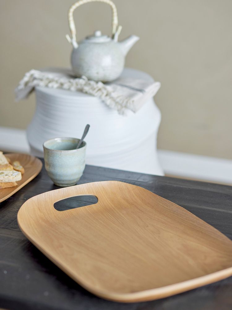 Kitchen utensils - Leyton Serving Tray, Nature, Oak  - BLOOMINGVILLE MULTIBRAND HOUSE