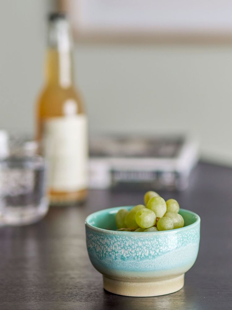Bowls - Safie Bowl, Green, Stoneware - BLOOMINGVILLE MULTIBRAND HOUSE