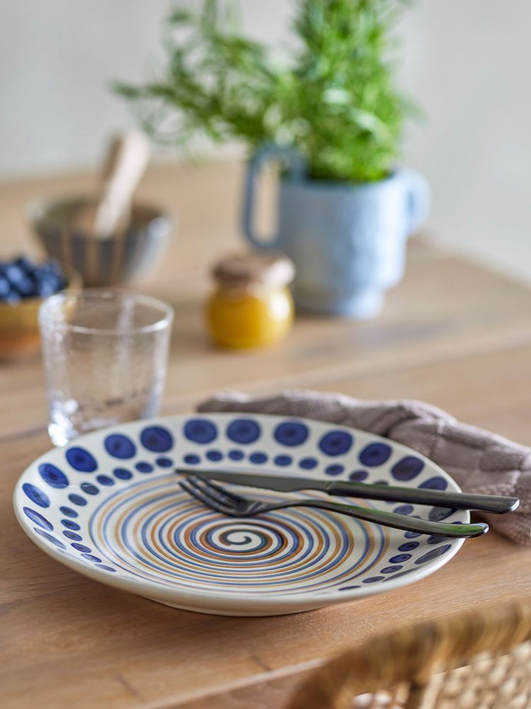 Everyday plates - Shama Plate, Orange, Stoneware - BLOOMINGVILLE MULTIBRAND HOUSE
