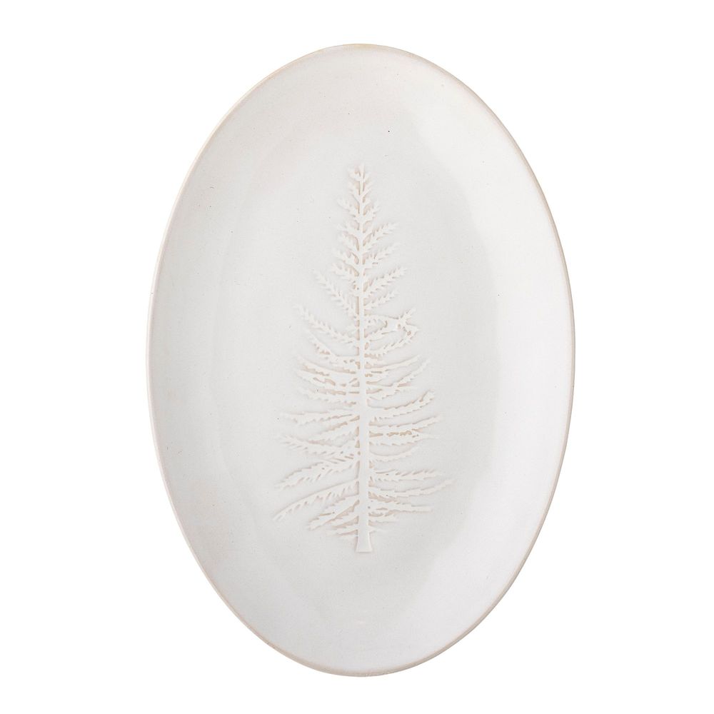 Couverts & ustensiles de cuisine - Winter Assiette de service, Nature, Grès - BLOOMINGVILLE MULTIBRAND HOUSE
