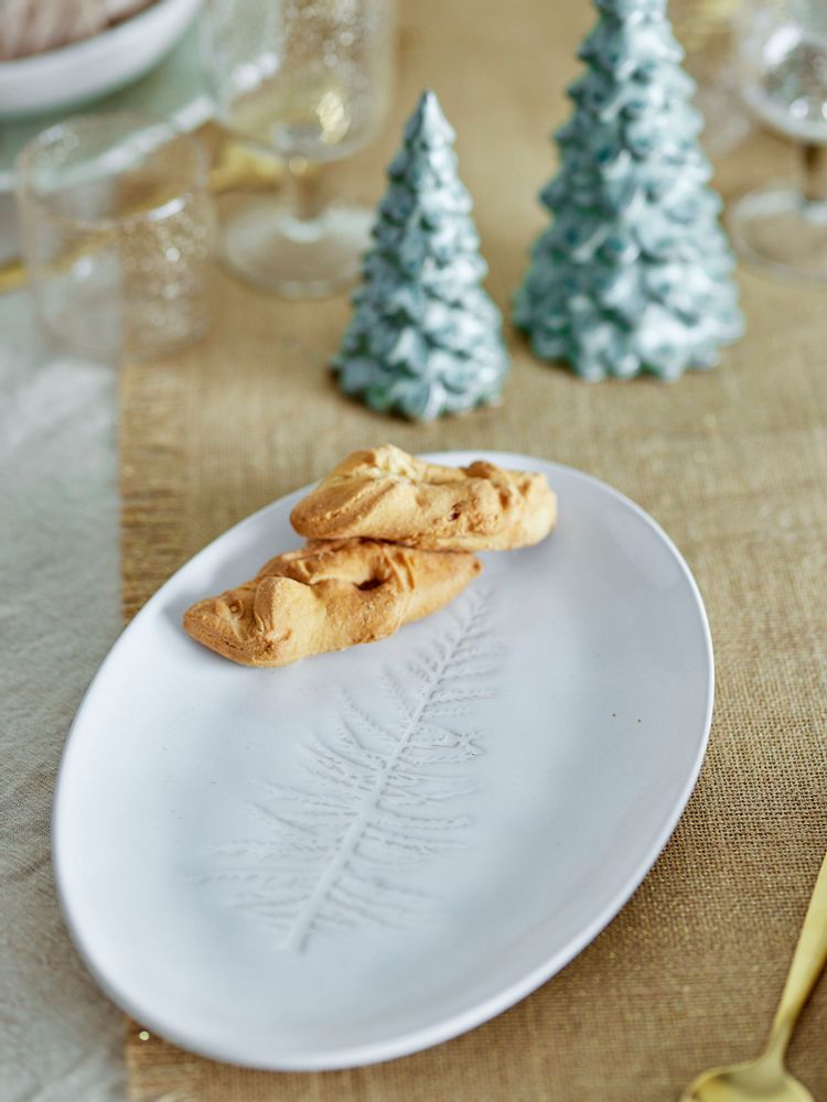Couverts & ustensiles de cuisine - Winter Assiette de service, Nature, Grès - BLOOMINGVILLE MULTIBRAND HOUSE