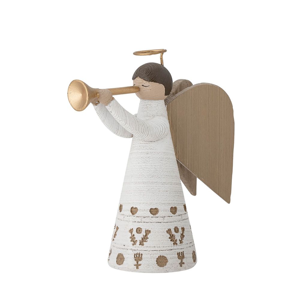 Bougeoirs et photophores  - Abba Bougeoir, Blanc, Polyrésine Set of 4 - BLOOMINGVILLE MULTIBRAND HOUSE