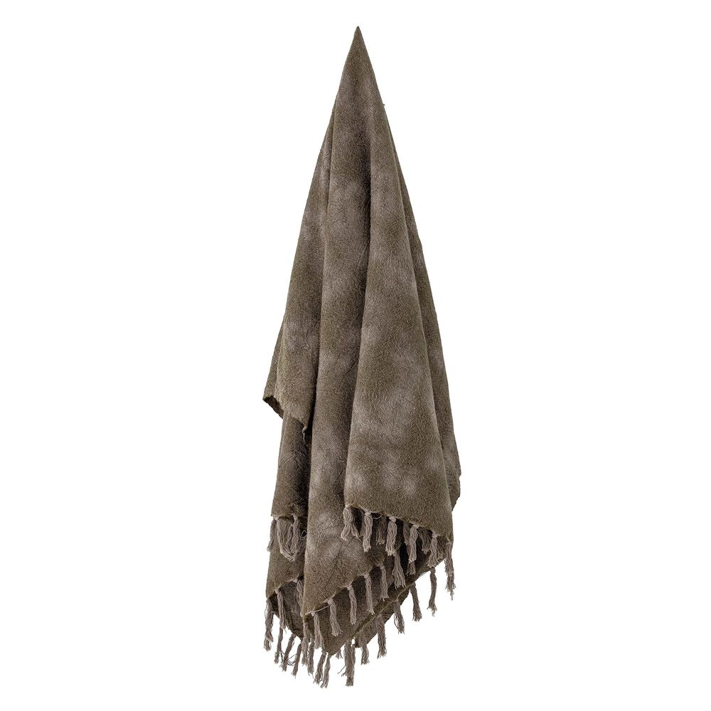 Throw blankets - Ginger Throw, Green, Wool  - BLOOMINGVILLE MULTIBRAND HOUSE