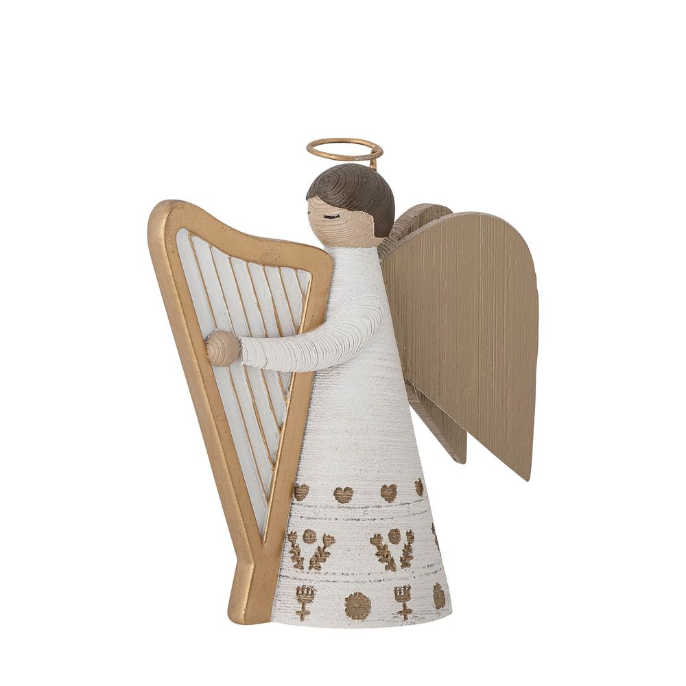 Bougeoirs et photophores  - Abba Bougeoir, Blanc, Polyrésine Set of 4 - BLOOMINGVILLE MULTIBRAND HOUSE