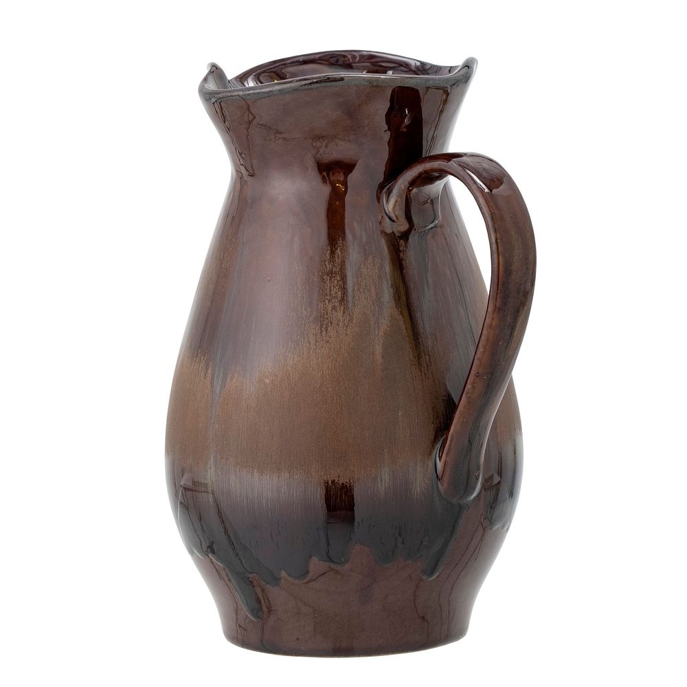 Carafes - Dahlia Jug, Brown, Stoneware  - CREATIVE COLLECTION