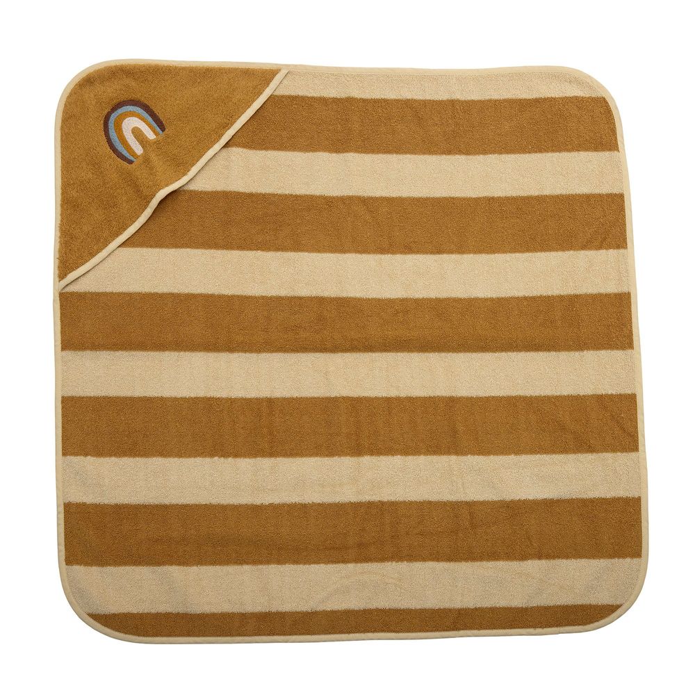 Serviettes de bain - Agnes Serviette, Marron, Coton OEKO-TEX® - BLOOMINGVILLE MINI