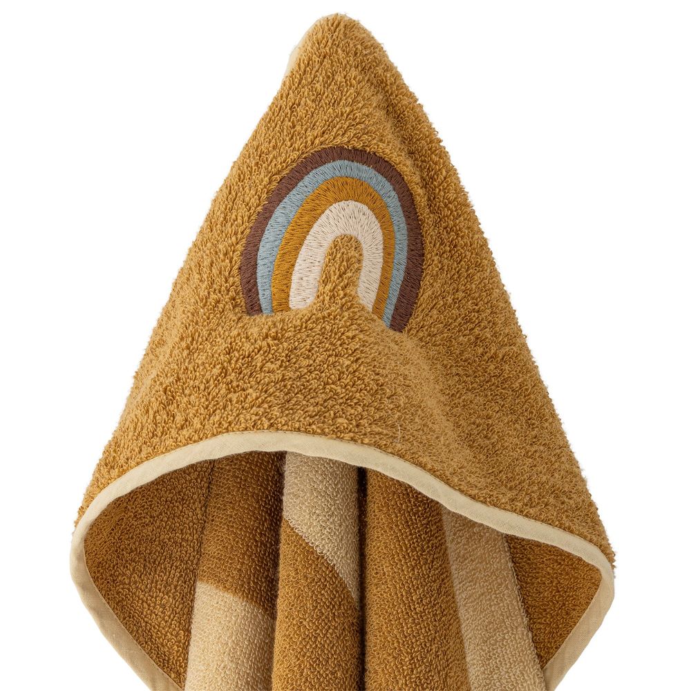 Serviettes de bain - Agnes Serviette, Marron, Coton OEKO-TEX® - BLOOMINGVILLE MINI