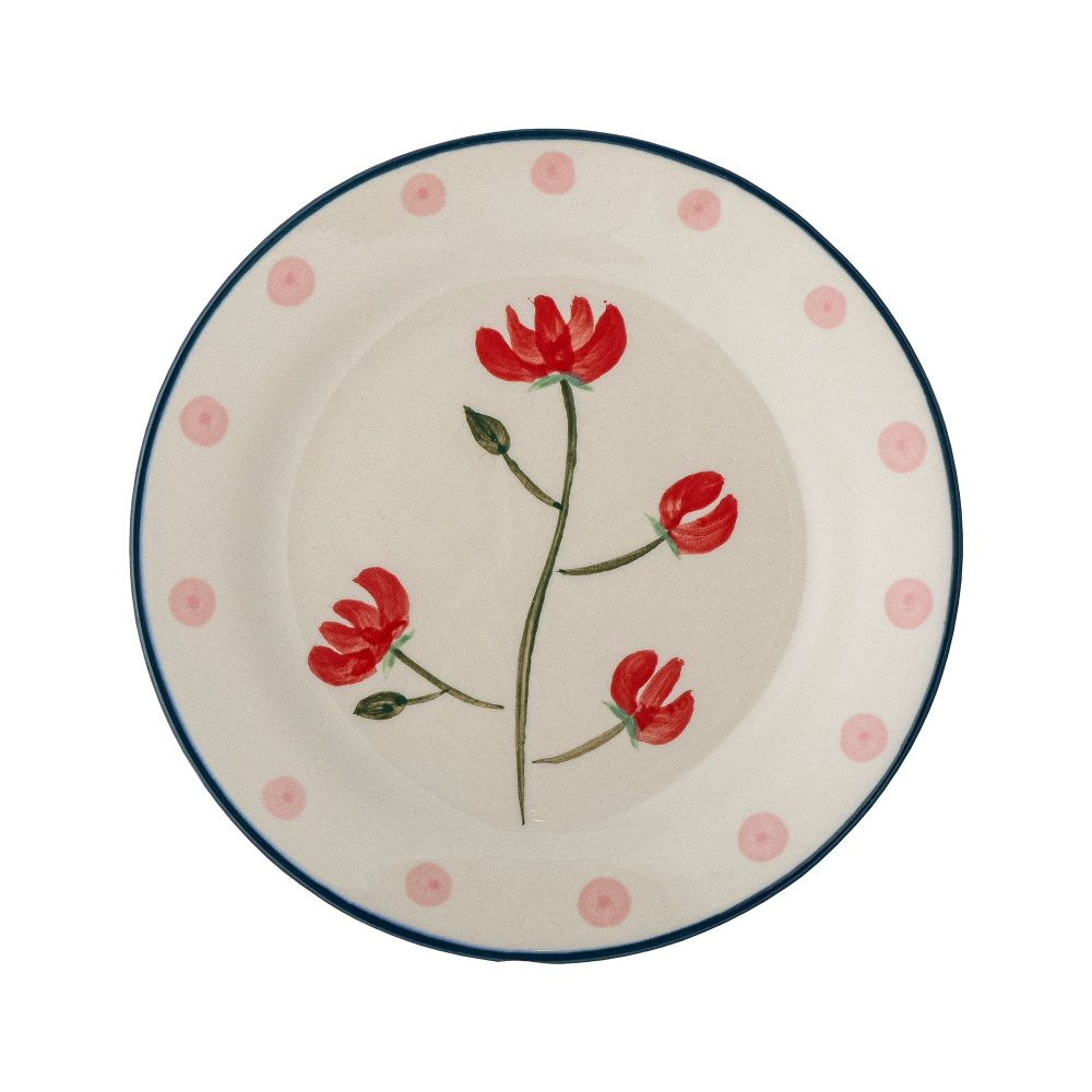 Assiettes au quotidien - Ninette Assiette, Rouge, Grès  - BLOOMINGVILLE MINI