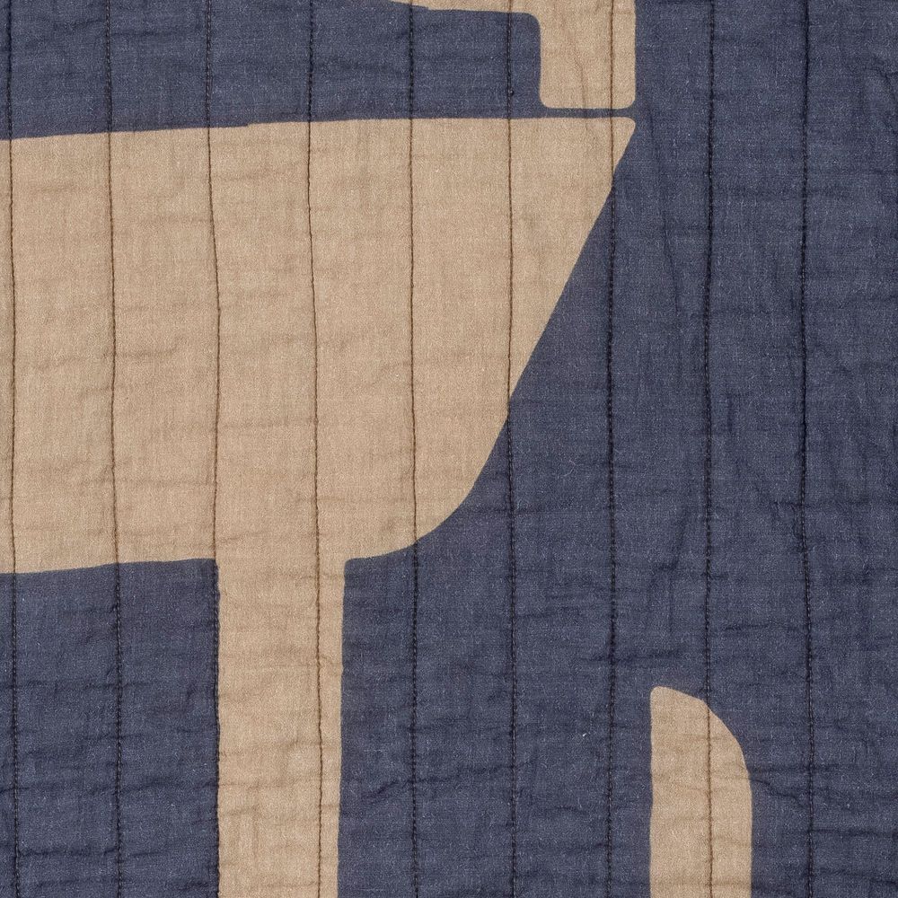Throw blankets - Roosi Quilt, Blue, Cotton OEKO-TEX® - BLOOMINGVILLE MULTIBRAND HOUSE