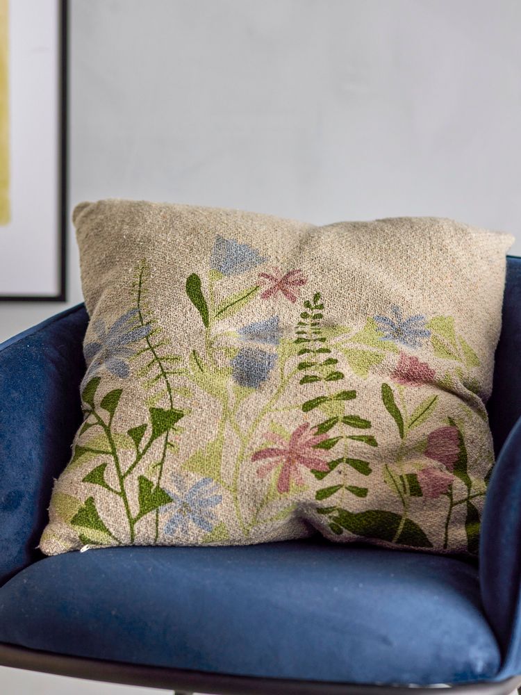 Coussins - Nairn Coussin, Verte, Coton recyclé - BLOOMINGVILLE MULTIBRAND HOUSE