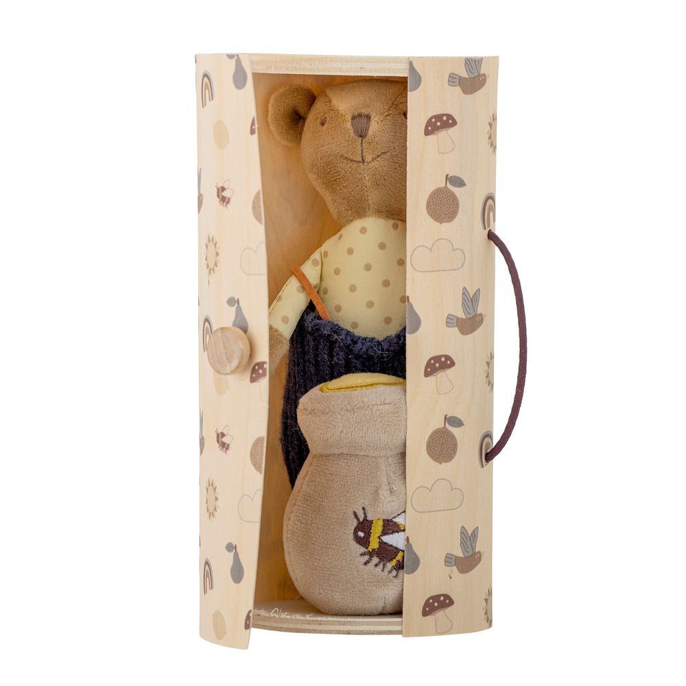 Jouets enfants - Willes Jouet en peluche, Marron, Polyester Set of 2 - BLOOMINGVILLE MINI