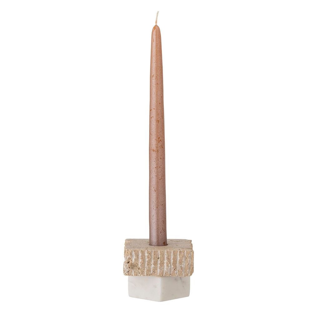 Bougeoirs et photophores - Juta Photophore et bougeoir, Nature, Travertin - BLOOMINGVILLE MULTIBRAND HOUSE