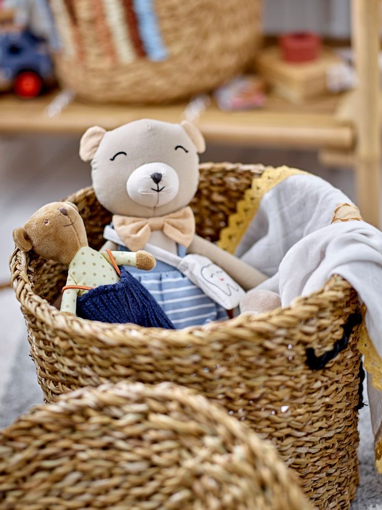 Jouets enfants - Willes Jouet en peluche, Marron, Polyester Set of 2 - BLOOMINGVILLE MINI