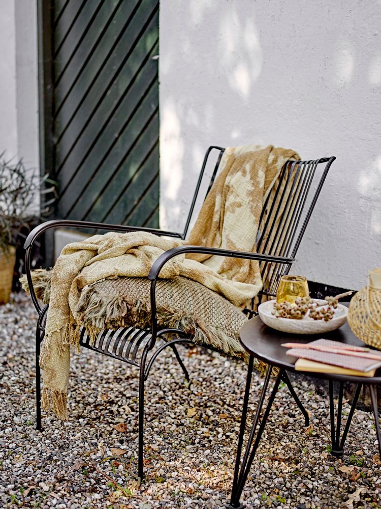 Coussins - Enola Coussin, Verte, Jute - BLOOMINGVILLE MULTIBRAND HOUSE