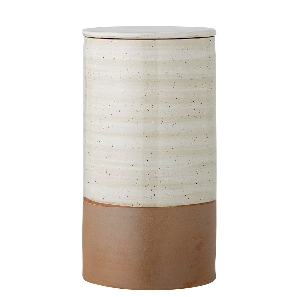 Boîtes de conservation - Okan Cruche avec couvercle , Marron, Grès - BLOOMINGVILLE MULTIBRAND HOUSE