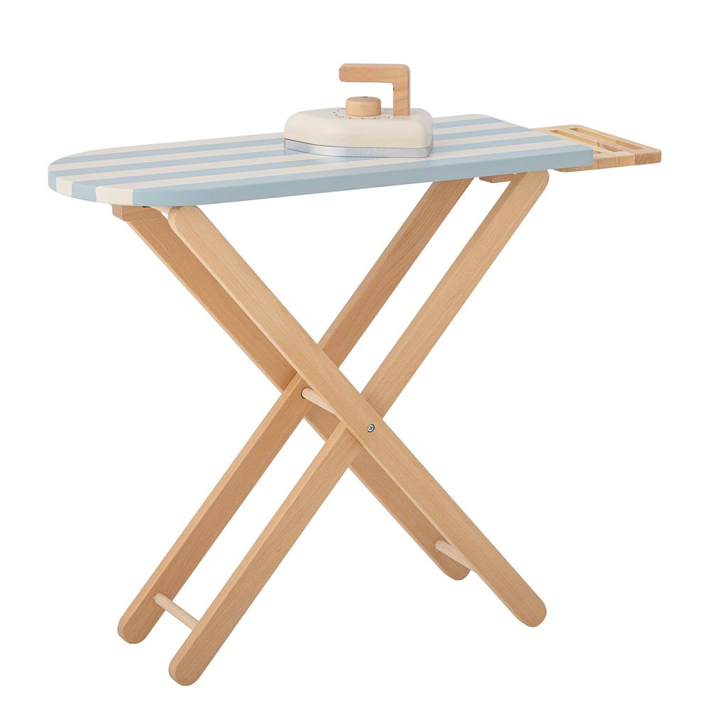 Toys - Sande Toy Ironing Board & Iron, Blue, FSC® 100% , Pine Set of 2 - BLOOMINGVILLE MINI