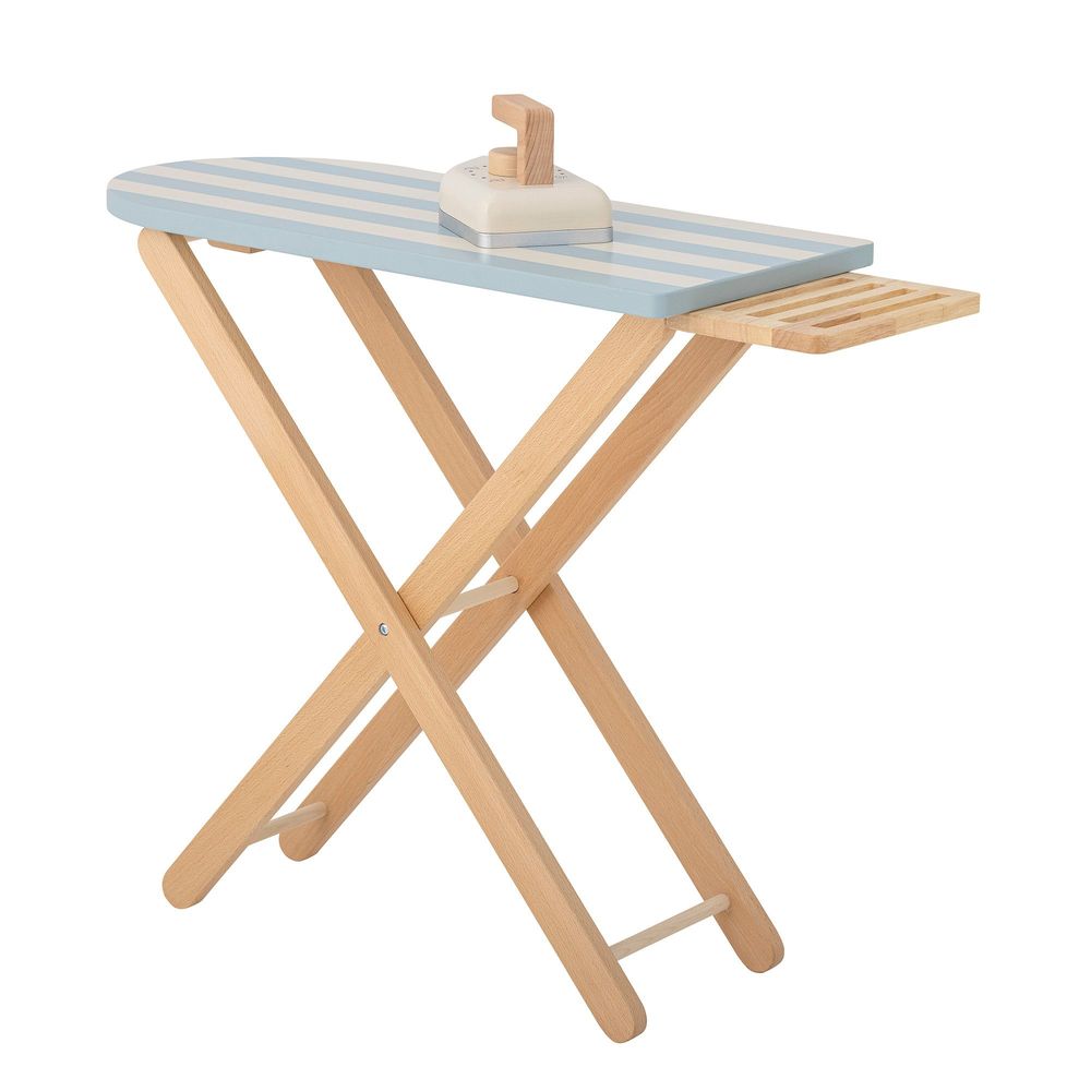 Toys - Sande Toy Ironing Board & Iron, Blue, FSC® 100% , Pine Set of 2 - BLOOMINGVILLE MINI