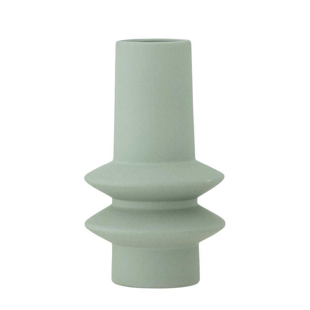 Vases - Isold Vase, Verte, Grès - BLOOMINGVILLE MULTIBRAND HOUSE