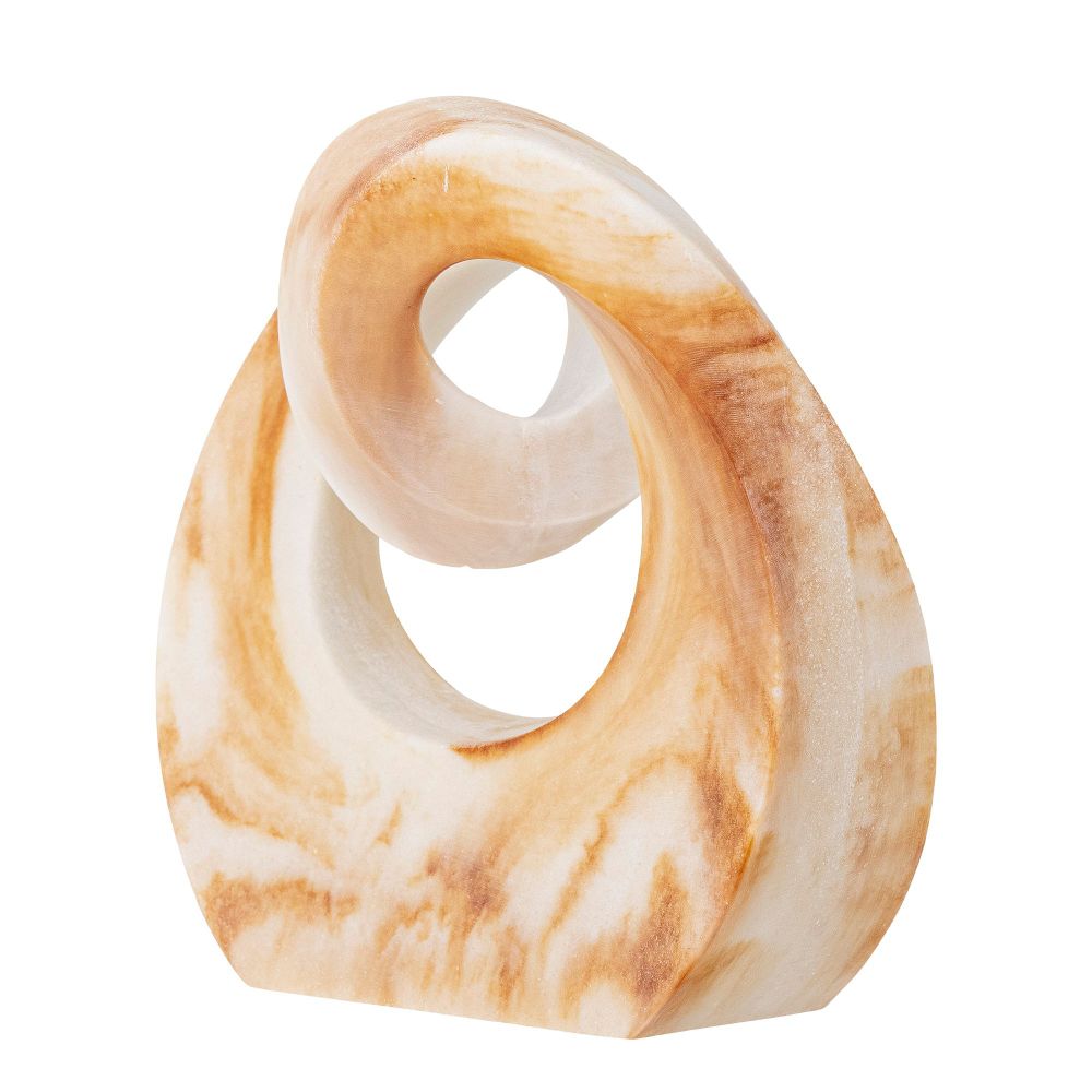 Decorative objects - Swirl Deco, Brown, Polyresin  - BLOOMINGVILLE MULTIBRAND HOUSE